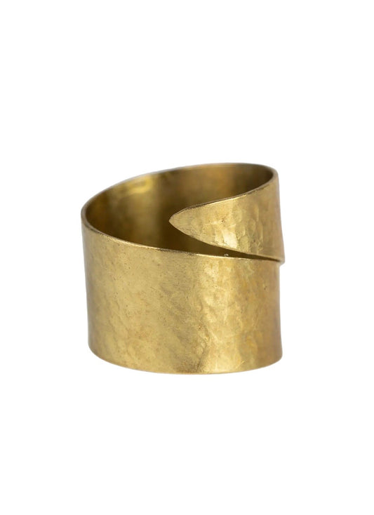 Hammered Wrap Ring