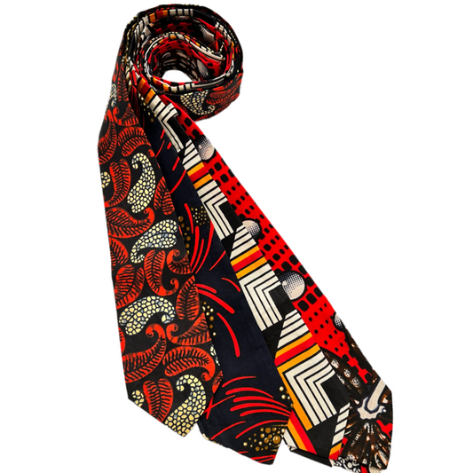 African Cloth Neck Ties