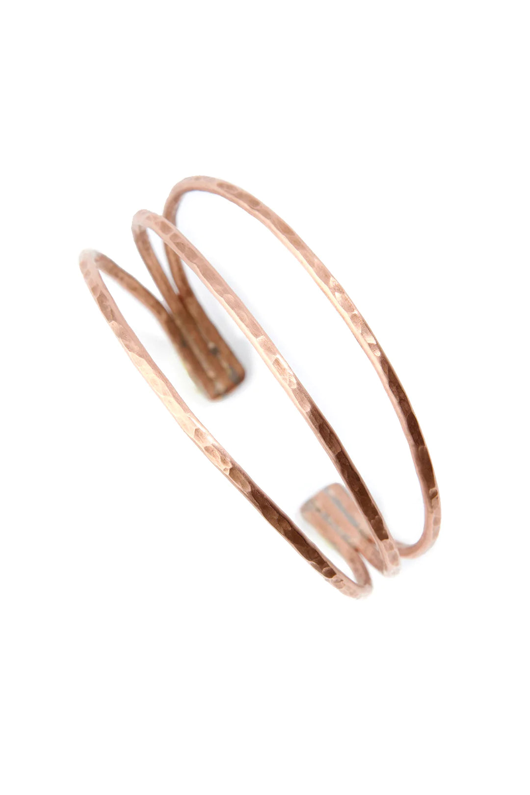 F.R.E.E. Woman Kindred Hammered Copper Bracelet