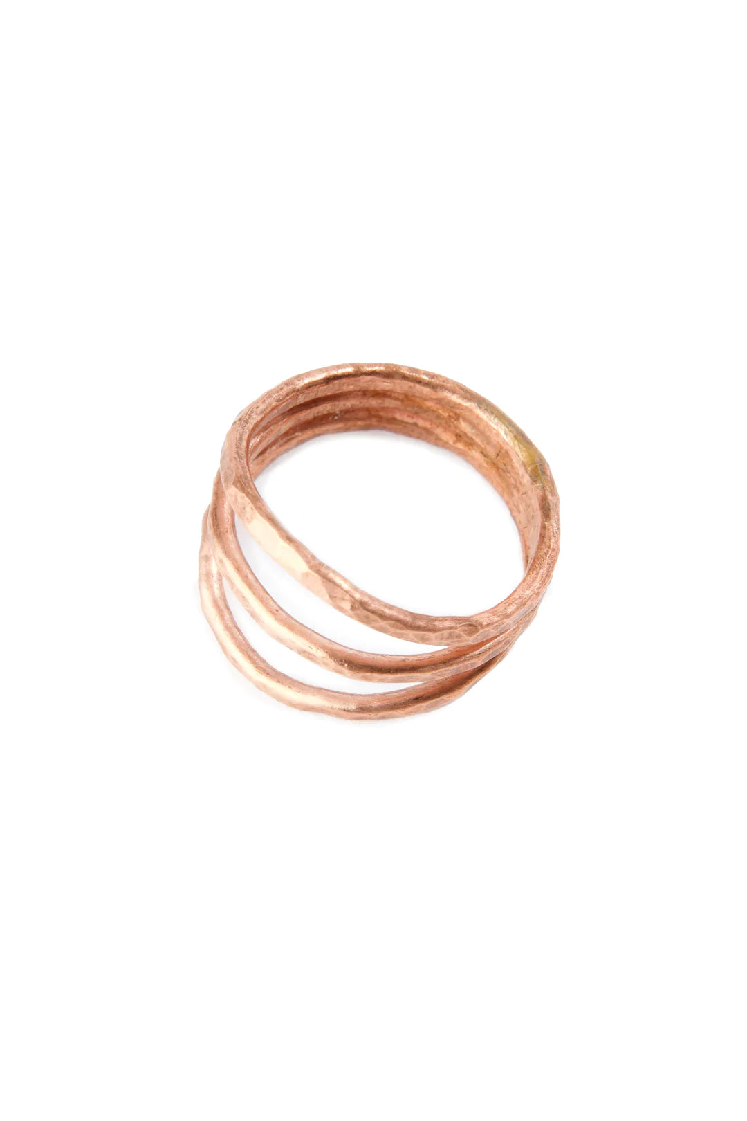 F.R.E.E. Woman Kindred Hammered Copper Ring